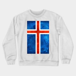 Icelandic Flag Crewneck Sweatshirt